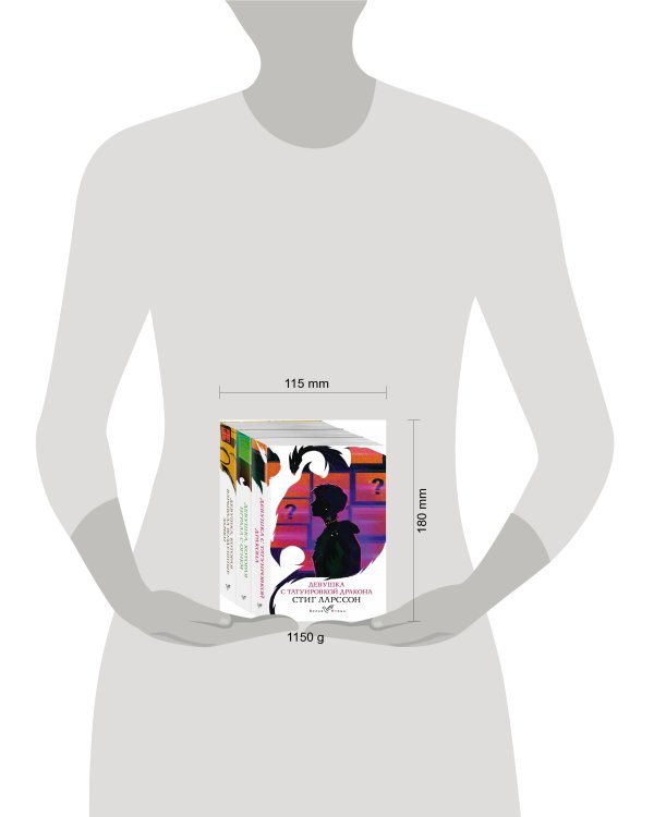 Знаменитая трилогия Стига Ларссона (комплект из 3-х книг: "Девушка с татуировкой дракона", "Девушка, которая играла с огнем", "Девушка, которая взрывала воздушные замки")