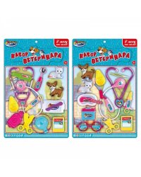 Набор ветеринара, блист.28,5*43,5*5см ИГРАЕМ ВМЕСТЕ в кор.2*48шт