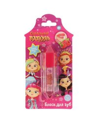Косметика ДЛЯ ДЕВОЧЕК СКАЗОЧНЫЙ ПАТРУЛЬ блеск для губ,  розовый, 7мл, блист МИЛАЯ ЛЕДИ в кор.4*24шт