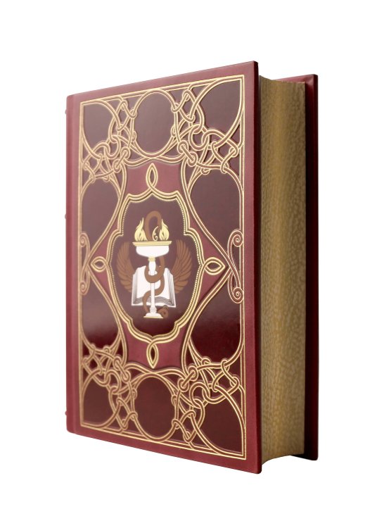 Дорогие книги. Коллекция "Они изменили мир" Врачи. Всемирная история медицины в лицах. Книга в коллекционном кожаном переплете ручной работы с окрашенным и золоченым обрезом и многоцветным тиснением
