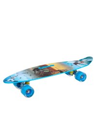Скейтборд "Стремительный-2"плас,основа аллюм.,(59х16,5х10)(колеса ПУ 60мм со свет)( Арт. H1904-3/4)