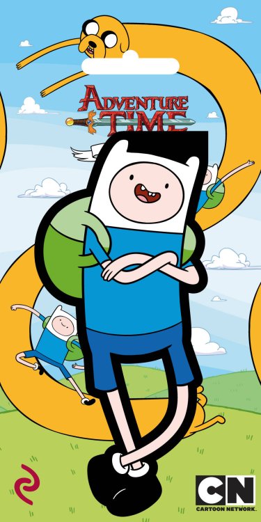 Вселенная Adventure Time/Время приключений Фигурная магнитная закладка. Финн