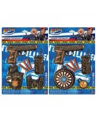 Набор оружия ПОЛИЦИЯ пистолет с присосками, блист.26*36*3см ИГРАЕМ ВМЕСТЕ в кор.2*60шт