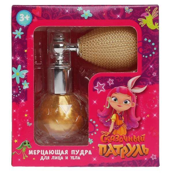 БЛЕСТКИ ДЛЯ ТЕЛА И ВОЛОС (Умка) Мерцающая пудра для лица и тела, СКАЗОЧНЫЙ ПАТРУЛЬ 5 г, золото кор МИЛАЯ ЛЕДИ в кор.4*24шт