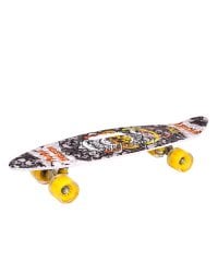 Скейтборд "Стремительный-1"  плас,основа аллюм.,(59х16,5х10)(колеса ПУ60мм со свет)( Арт. H1904-3/3)