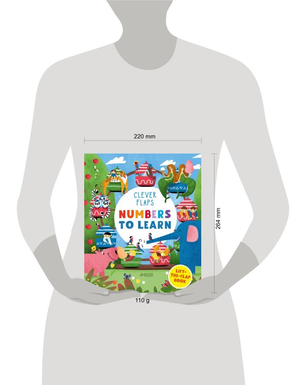 Дополнительное изображение книги «English Books. Numbers To Learn (Учим числа. Книжка с клапанами)»