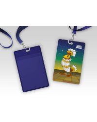 Тайна третьей планеты. Чехол для карточек (картхолдер) с лентой. Говорун