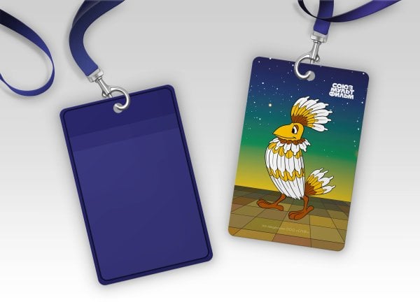 Союзмультфильм. Мерч Тайна третьей планеты. Чехол для карточек (картхолдер) с лентой. Говорун