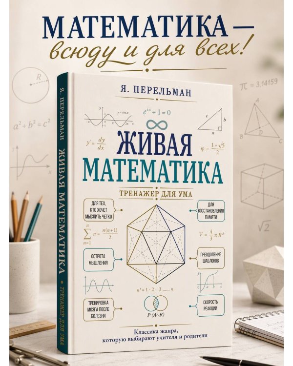 Дополнительное изображение книги «Живая математика. Тренажер для ума»