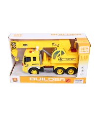 Машинка инерционная.Кран(32х11,5х18,5 см)(свет,звук,3*AG13 в компл.,в кор.) (Арт. 1601656)