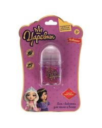 Косметика ДЛЯ ДЕВОЧЕК Царевны гель-блестки для тела и волос,фиолет, блистер МИЛАЯ ЛЕДИ в кор.4*24шт