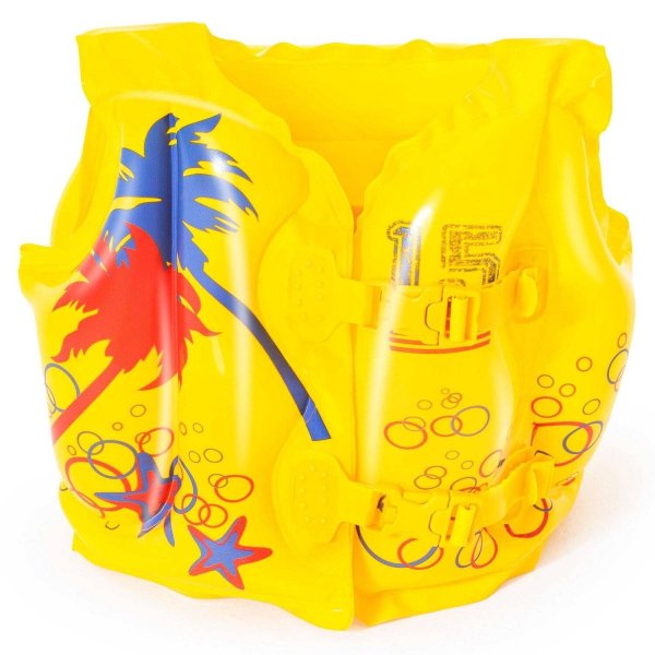 04. Жилеты, доски (Рыжий Кот) Жилет для плавания Tropical 41 x 30 см Bestway (Арт. 32069)