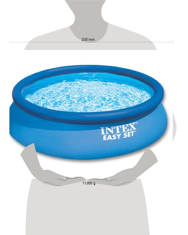 Бассейн с надувн.кольцом EASY SET 366x76см  INTEX (в коробке) Арт. 28130NP
