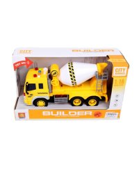 Машинка инерционная.Бетономешалка (32х11,5х18,5 см)(свет,звук,3*AG13 в компл.,в кор.) (Арт. 1601654)