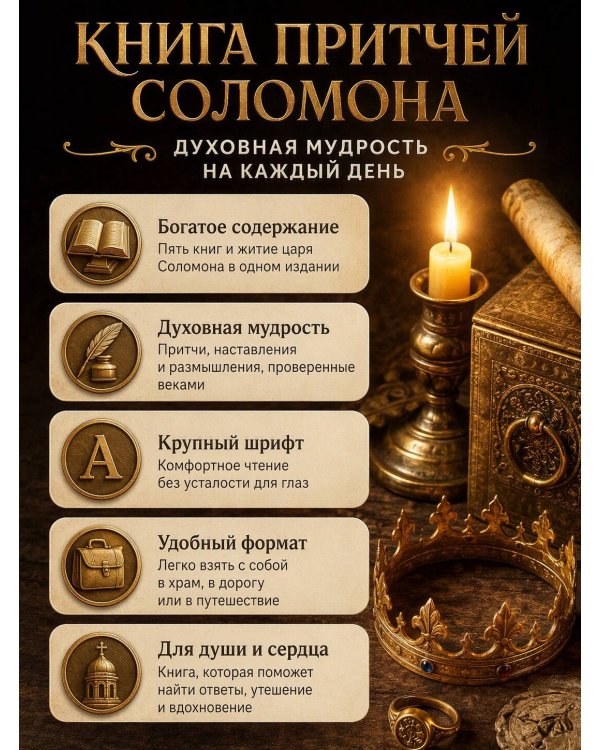 Дополнительное изображение книги «Книга Притчей Соломоновых»