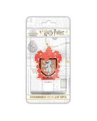 Harry Potter. Парафиновая свеча в торт (Герб красный), в блистере (чиби)
