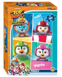 Мозаика "puzzle" 104 "Отважные птенцы" (Никелодеон)