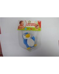 Игрушки пластизоль для купания "Играем вместе" Пингвин выс. 7см в сетке (русс. уп.) в кор.2*50шт