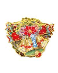 Картонная гирлянда Праздничное настроение, 264 см, глиттер НУ-8305
