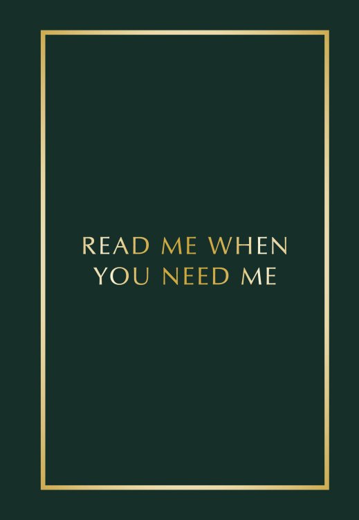 Блокнот с подсказками для писем любимому человеку. Read Me When You Need Me. Напишите, упакуйте, подарите!