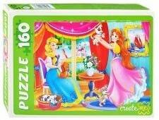 06. ПАЗЛЫ 160 элементов (Рыжий Кот) 89. ПАЗЛЫ 160 элементов. ПРИНЦЕССЫ С ЩЕНКАМИ (Арт. ПУ160-0473)