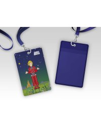 Тайна третьей планеты. Чехол для карточек (картхолдер) с лентой. Алиса