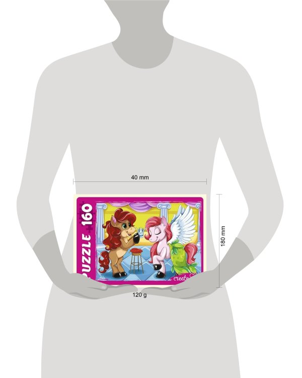ПАЗЛЫ 160 элементов. ВОЛШЕБНЫЕ ПОНИ (Арт. ПУ160-0633)