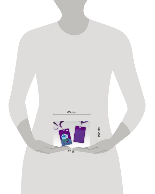 Летучий корабль. Чехол для карточек (картхолдер) с лентой. Водяной