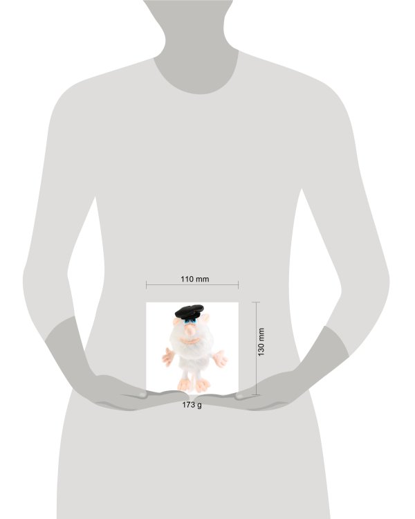 Игрушка мягкая БУБА пилот, 20 см, муз. чип, в пак МУЛЬТИ-ПУЛЬТИ в кор.24шт