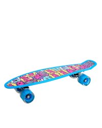 Скейтборд "Молодежный-2"плас.,основа аллюм.,(56х15х10)(колеса ПУ 60мм со свет.)( Арт. HB210805-12/2)