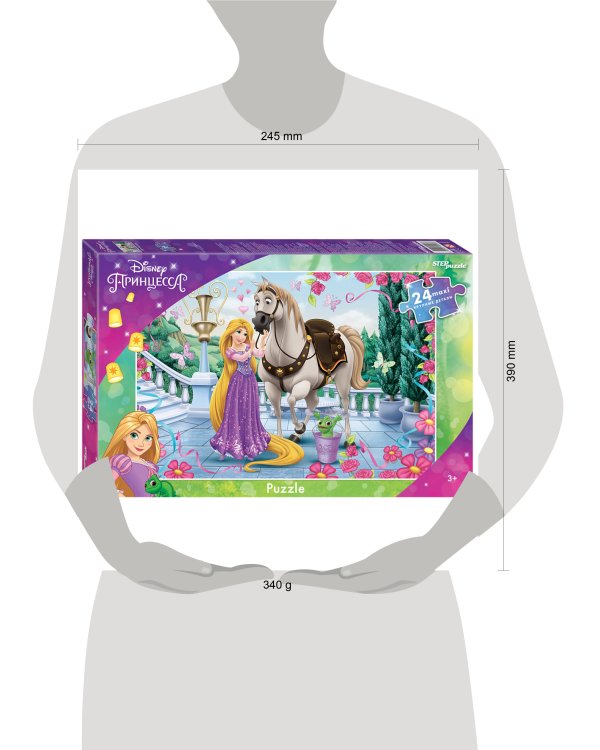 Мозаика "puzzle" maxi 24 "Рапунцель - 3" (Disney)