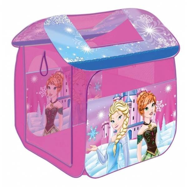 ПАЛАТКИ И КОРЗИНЫ Д/ИГРУШЕК (Умка) Палатка детская игровая фрозен, 83х80х105см, в сумке Играем вместе в кор.24шт