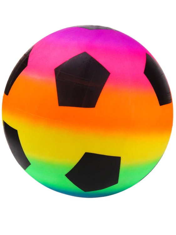 Мяч детский (23 см, 150гр) неон, футбол ( кратно 10) Арт. AN01739