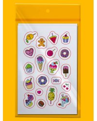 НАБОР НАКЛЕЕК "ЗАБАВНЫЕ ЛИПУЧКИ" МИЛАШКИ-МОРДАШКИ