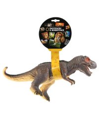 Игрушка пластизоль динозавр тиранозавр 32*11*23см, хэнтэг (русс. уп.) Играем вместе в кор.2*36шт