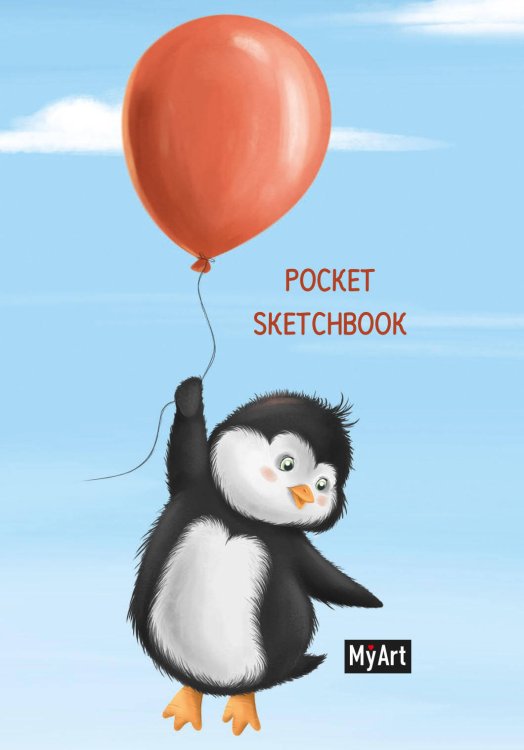 Pocket СКЕТЧБУК. ПИНГВИНЁНОК