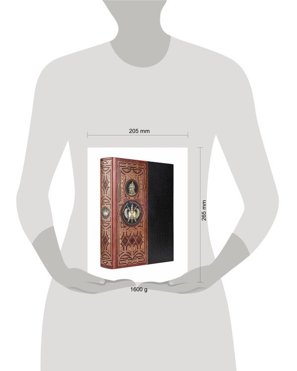 Русские полководцы. Книга в коллекционном кожаном инкрустированном переплете ручной работы с окрашенным и золочёным обрезом