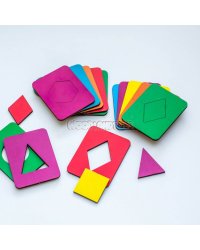 Доски Сегена, цвет., набор 18 шт, 068101