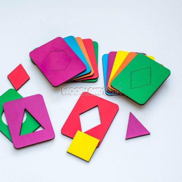 Доски Сегена, цвет., набор 18 шт, 068101