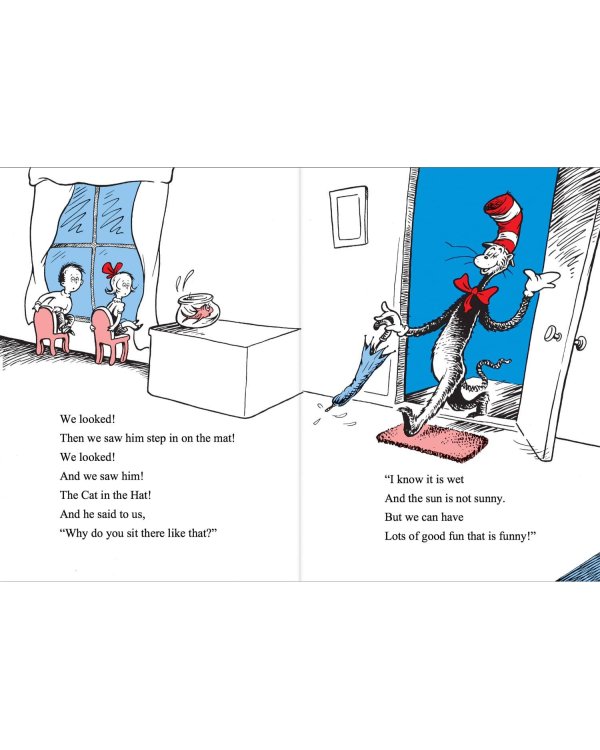 Дополнительное изображение книги «The Cat in the hat (Dr. Seuss) Кот в шляпе (Доктор Сьюз) /Книги на английском языке»