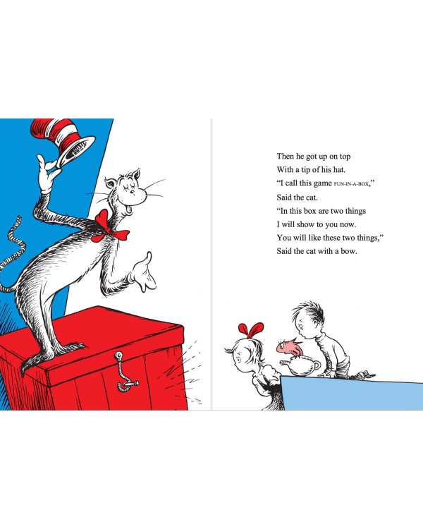 Дополнительное изображение книги «The Cat in the hat (Dr. Seuss) Кот в шляпе (Доктор Сьюз) /Книги на английском языке»
