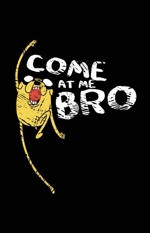 Вселенная Adventure Time/Время приключений Блокнот "Джейк. Come at me, bro" (с резинкой)