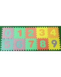 КОВРИК-ПАЗЛ "ИГРАЕМ ВМЕСТЕ" СОЮЗМУЛЬТФИЛЬМ, С ЦИФРАМИ, 10 СЕГМЕНТОВ, КАЖДЫЙ 28*28СМ В ПАК в кор.12шт