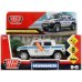 Машина металл свет-звук HUMMER H2 PICKUP ПОЛИЦИЯ 12 см, двери, багажн, кор. Технопарк в кор.2*36шт