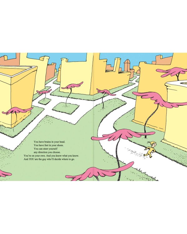 Дополнительное изображение книги «Oh, the places you'll go! (Dr. Seuss ) Это только начало (Доктор Сьюз) /Книги на английском языке»