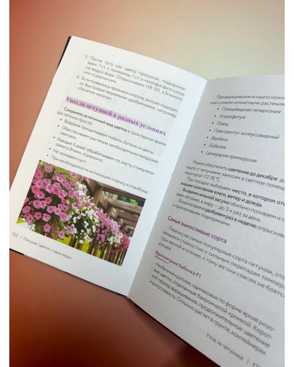 Петуния. Цветок с характером. Шпаргалка-трекер по выращиванию цветочных водопадов