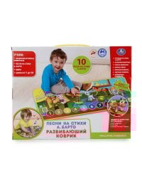 РАЗВИВАЮЩИЙ КОВРИК "УМКА" А.БАРТО В РУСС. КОР. в кор.2*18шт