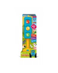 Обучающий СВЕТОФОР СИНИЙ ТРАКТОР 45 фраз,стихов,звуков.пдд.свет.кор.бат. Умка в кор.60шт