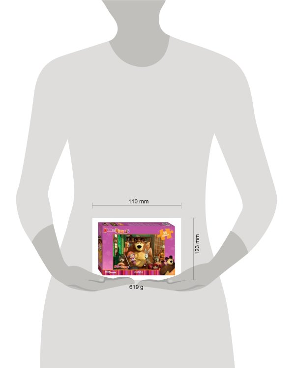 Пазл 35 эл. MAXI "Маша и Медведь"