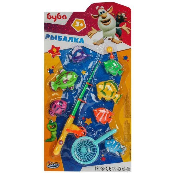 РЫБАЛКИ (Умка) Игра рыбалка, БУБА блист.28,7*55,9*4см ИГРАЕМ ВМЕСТЕ в кор.2*36шт